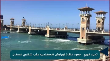 تحرك فوري.. جهود لإنقاذ كورنيش الإسكندرية عقب شكاوى السكان